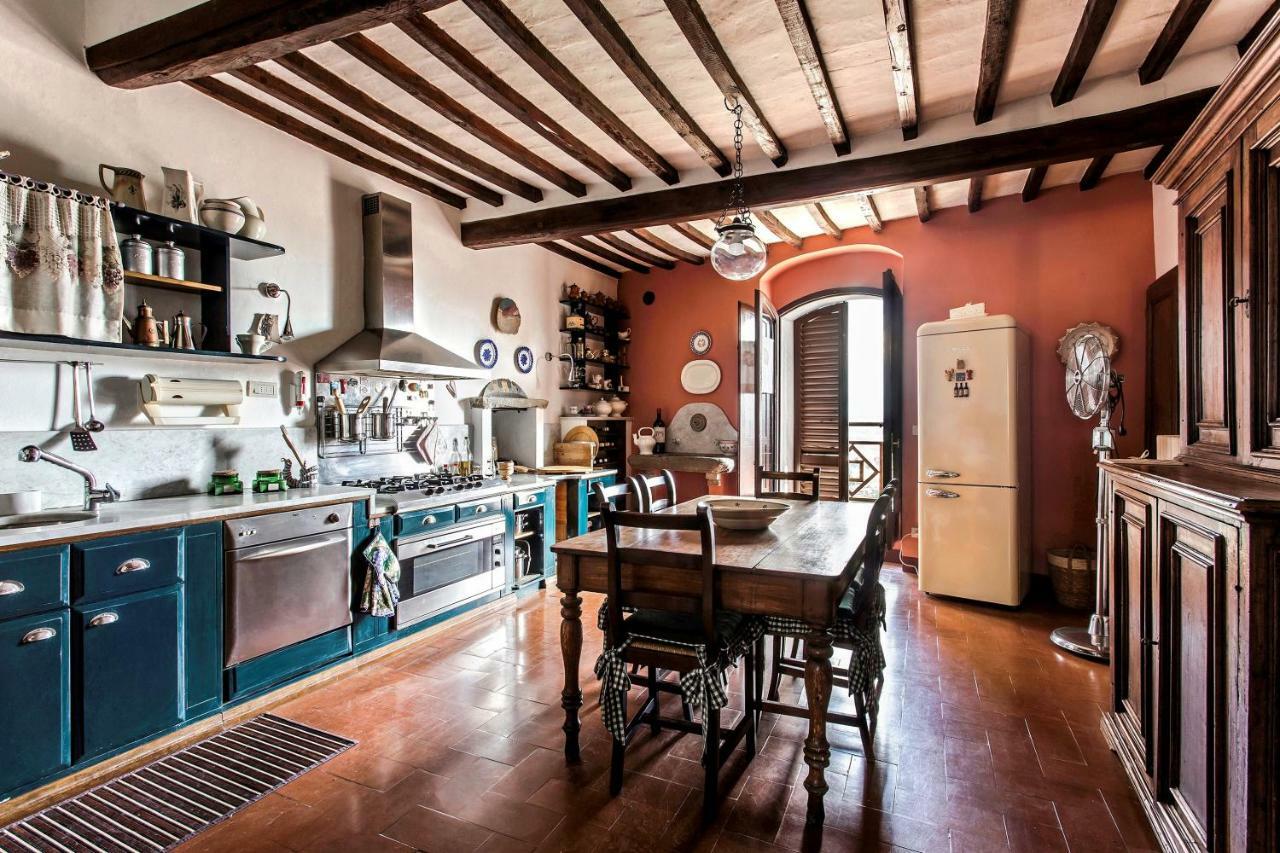 The Artists' Tower - Amazing View From The Tower Apartment San Gimignano Exterior photo